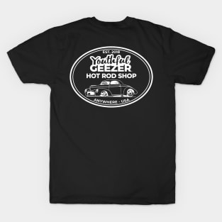 Youthful Geezer Hot Rod Shop T-Shirt